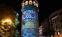 Yedi güzel adam Galata Kulesi’ne yansıdı