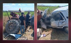 Çankırı'da feci kaza: Traktöre çarpan otomobilde 3 kişi hayatını kaybetti