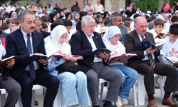 Çorum'da "60 saniyede 600 çocuk ile Kur'an-ı Kerim hatmi" yapıldı