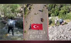 Başbağlar şehitlerinin aziz hatırasına Çankırı’dan dev Türk bayrağı