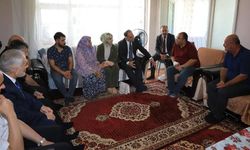 Çankırı protokolünden şehit Kurtuluş Kaya'nın ailesine ziyaret
