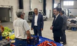 Çerkeş’te Kaymakam Arslanargun ve Başkan Sopacı pazarı ziyaret etti
