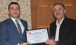 Ilgaz'dan Kaymakam Burak Yılmaz'a fahri hemşerilik beratı