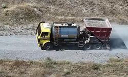 Kızılırmak’ta 16 kilometrelik yol ağında çalışmalar sürüyor