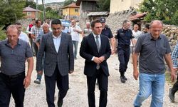 Kaymakam Hasan Budak, Ildızım Köyü'nde vatandaşlarla buluştu