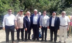 Saadet Partisi heyeti Çören Köyü Şenliği'nde vatandaşlarla buluştu
