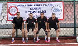 Çankırı Polis Özel Harekat Ayak Tenisi Takımı Türkiye Şampiyonası'nda
