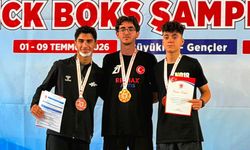 Çankırılı Kick Boksçu Kayra Gül, Türkiye üçüncüsü oldu