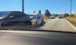 Çerkeş’te zincirleme kaza kamerada