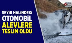 Çankırı’da seyir halindeki otomobil alevlere teslim oldu