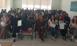 Çankırı'da temizlik personeline iş sağlığı ve güvenliği eğitimi verildi