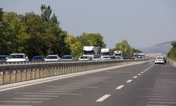 Çankırı D-100 Karayolu hafta sonu bayram trafiğini aratmadı