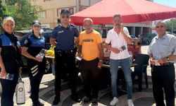 Toplum Destekli Polislik ekipleri Kızılırmak'ta esnafı bilgilendirdi