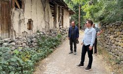 Korgun Kaymakamı Budak, Ildızım Köyü’ndeki metruk binaları inceledi