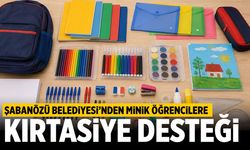 Şabanözü Belediyesi’nden minik öğrencilere kırtasiye desteği