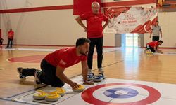 Çankırı'da 30 Ağustos Zafer Bayramı öncesi curling heyecanı