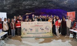 Tuz Mağarası’nda çocuklardan geleceğe iklim mesajı