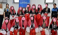 Çankırı’da çocukların halk oyunları heyecanına Emniyet desteği