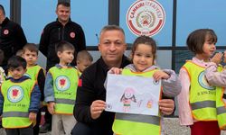 İtfaiye Haftası’nda minikler öğrencilerden Çankırı İtfaiyesine ziyaret