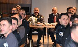 Emniyet Müdürü Canıtez mesai arkadaşlarıyla veda kahvaltısında buluştu