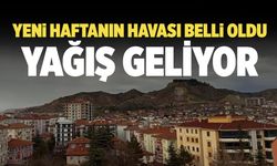Çankırı’da yeni haftanın havası belli oldu: Yağış geliyor