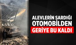 Çankırı’da garaj yangını: Otomobil alevlere teslim oldu