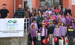 İmaret Vakfı Tüney’de çocukların gönlüne dokundu!