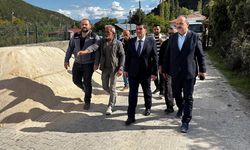 Ilgaz Kaymakamı Karatepe köy yollarındaki çalışmaları inceledi