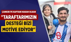 Çankırı FK Kaptanı Hakan Olkan: "Taraftarımızın desteği bizi motive ediyor"