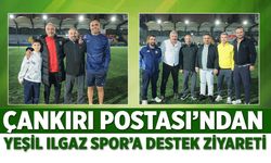 Çankırı Postası’ndan Yeşil Ilgaz Spor’a destek ziyareti