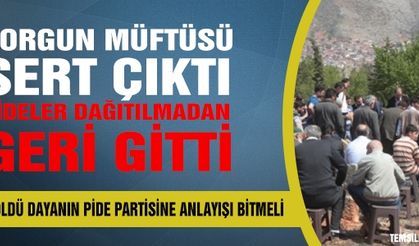 Korgun'da cenazede dağıtılan yemeğe Müftü'den tepki!