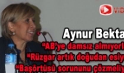 Aynur Bektaş AB'ye damsız almıyorlar