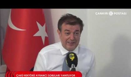 Çankırı Karatekin Üniversitesi Rektörü Hasan Ayrancı Canlı Yayın Konuğu