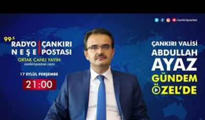 Çankırı Valisi Abdullah Ayaz | Gündem Özel