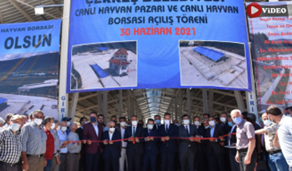 Bölgenin en büyük hayvan pazarı Çerkeş’te hizmete girdi
