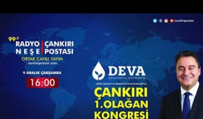 DEVA PARTİSİ ÇANKIRI 1. OLAĞAN KONGRESİ