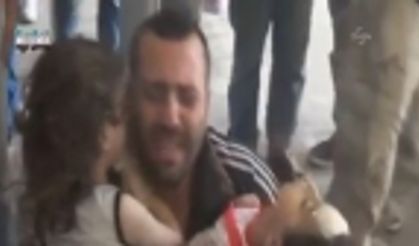 Ölen çocuklar arasında 2 kızını görünce...