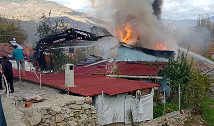 Çankırı’nın o ilçesinde korkutan ev yangını