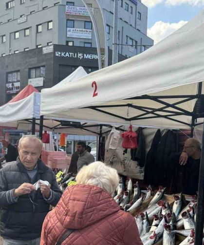 Palamut fiyatı düştü, vatandaş ilgi gösterdi