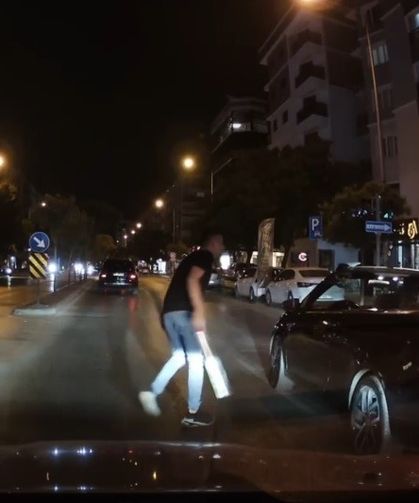 Döner bıçaklı maganda tutuklandı