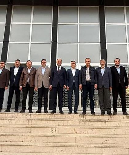 AK Parti Çankırı Heyeti, Ahmet Matur’u Yeni Görevinde Ziyaret Etti