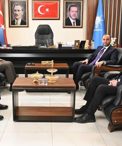 Çankırı Karatekin Üniversitesi heyeti Başkan Erdoğan’ı Ziyaret Etti