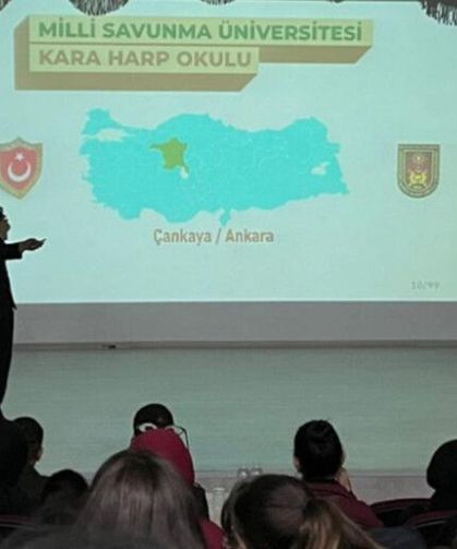 Milli Savunma Üniversitesi Çankırı’da Lise Öğrencilerine Tanıtıldı