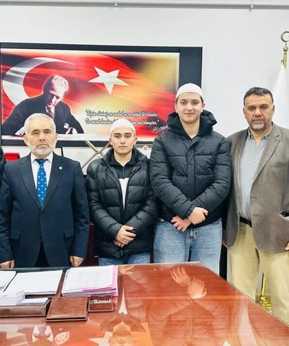 Yüklü Köyü Kur’an Kursu Hafızlarından İl Müftüsü Şahin’e Ziyaret