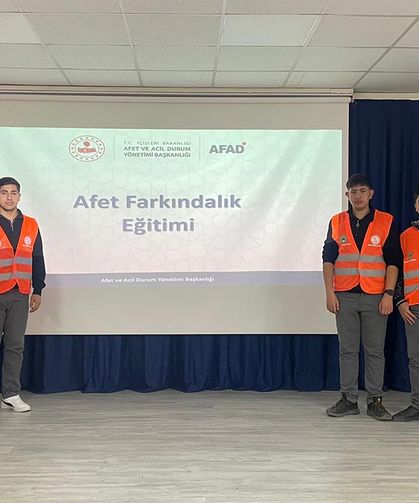 Çankırı MTAL Genç MEB AKUB Ekibinden Anlamlı Afet Farkındalık Eğitimi