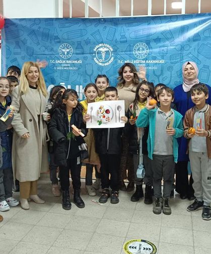 “Sağlıklı Okul, Sağlıklı Gelecek” Projesi Çankırı Karatekin İlkokulu’nda Uygulandı