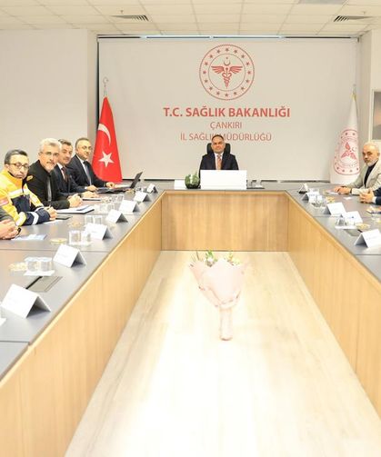 Çankırı Valisi Çakırtaş’tan İl Sağlık Müdürlüğü’ne Ziyaret