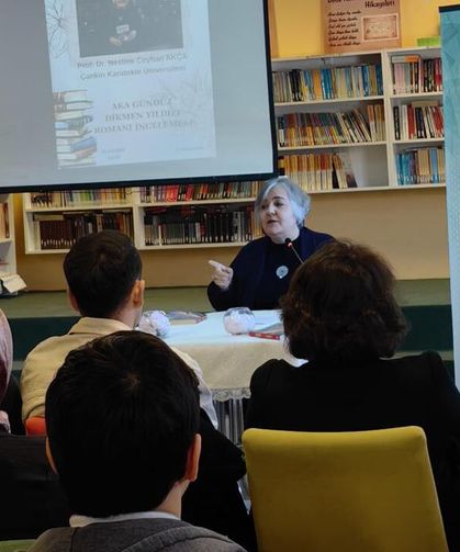 Çankırı Nevzat Ayaz SBL’de “Dikmen Yıldızı” Romanı Tahlil Edildi  Spot: