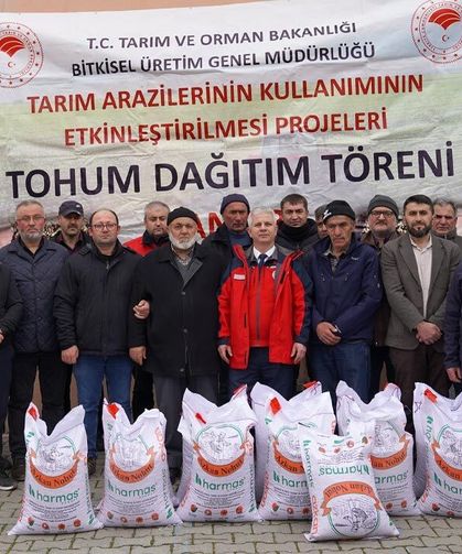 Çankırı’da 120 Ton Sertifikalı Nohut Tohumu Üreticilere Dağıtıldı
