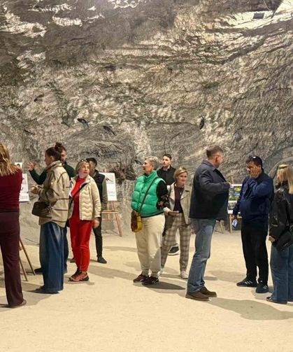 Rus ve Ukraynalı turistler Çankırı'yı gezdi